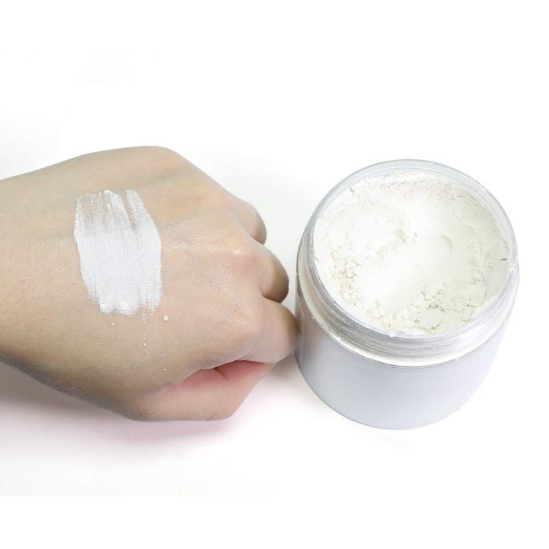 SEISSO Pearl Sliver White Mica Powder for Epoxy Resin 3.5 oz /100g Powdered Pigment for Soap Colorant Bath Bomb Dye, Cosmetic Grade for Lip Gloss, Acrylic Nails Polish, Craft Projects - Image 2